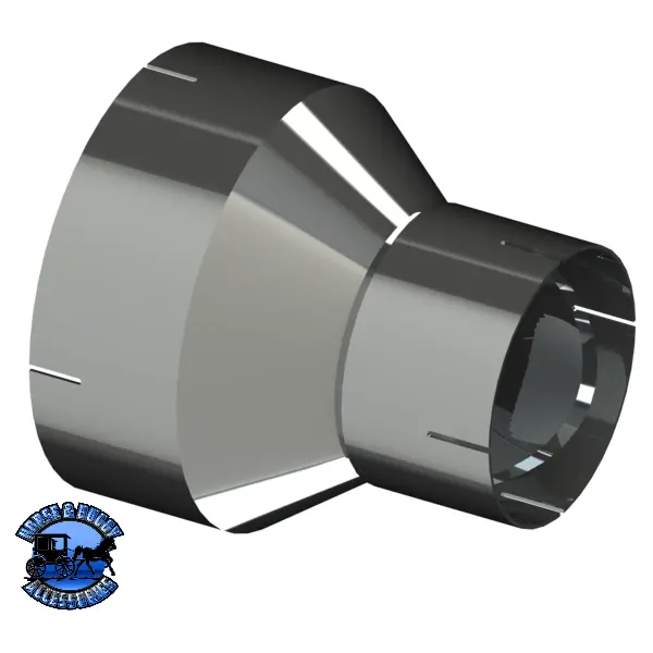Adp8d 8" To 5" Chrome Adapter Expanded/Slotted 1