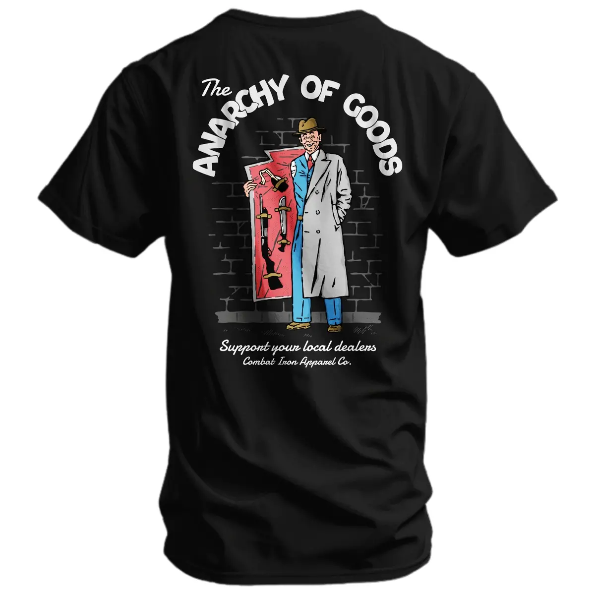 Anarchy Of Goods Support Your Local Dealer Men's T-Shirt 1