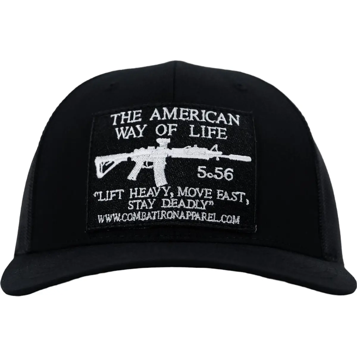 American Way Of Life 5.56 Black Patch Edition Mid-Profile Mesh Snapback 2