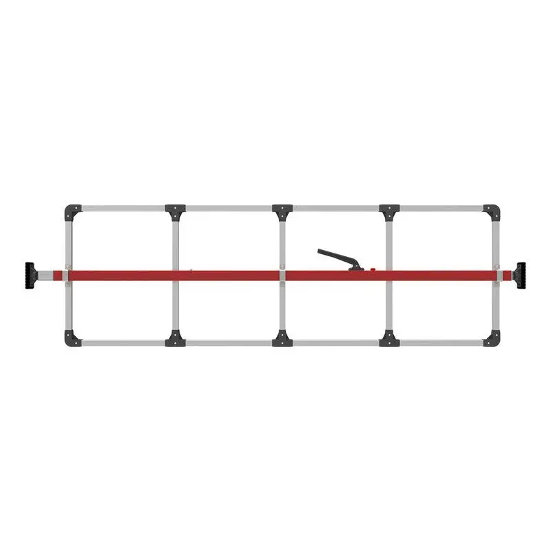 Sal-080-01302 Sl-30 Cargo Bar, 84"-114", Articulating Feet, Attached 5 Crossmember Hoop, Red 1