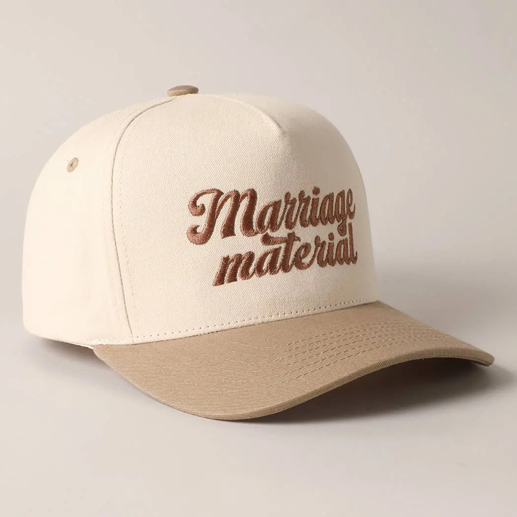 Marriage Material Two Tone Trucker Hat 2