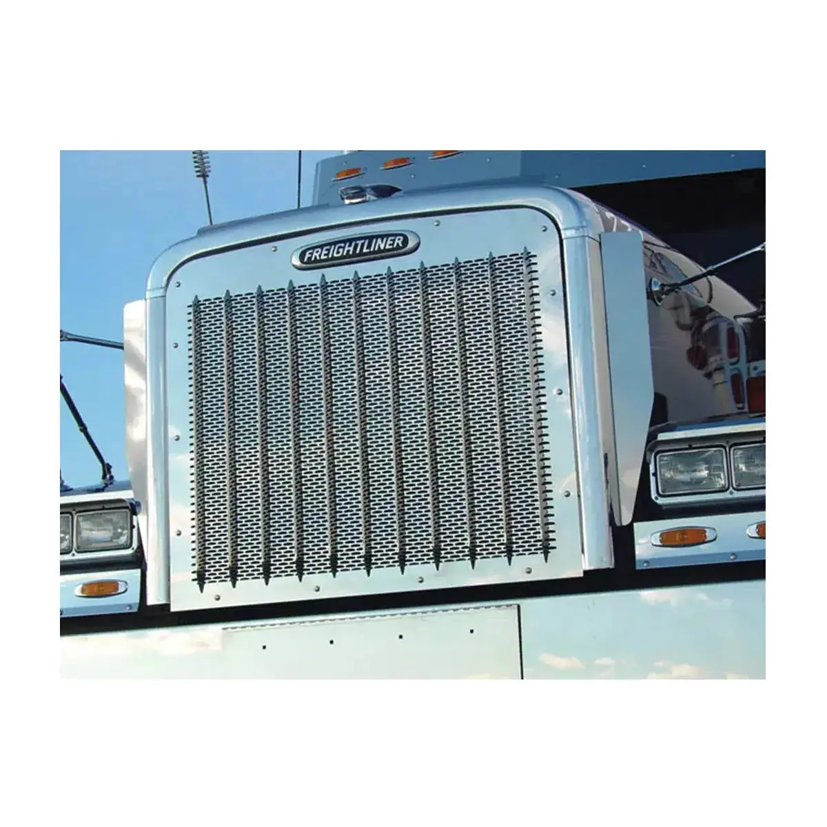Rw-25939-21 Punched Grille Insert W/ Freightliner Logo Holes 1