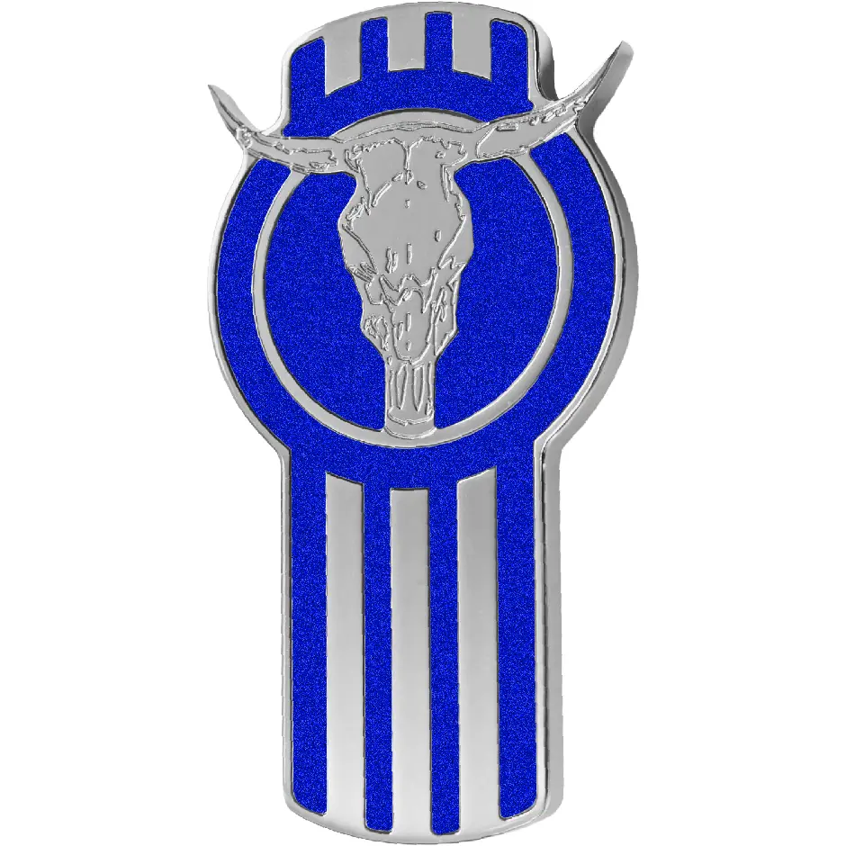 Ck-Eemkbh-7747 Kenworth Engraved Emblem Bullhorn - Blue 647 1