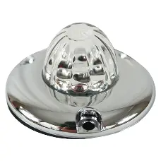 Legendary 1-1/2 Inch Watermelon Light W/ Flat Bezel - Blue Led / Clear Glass Lens 11002Cb-3 1
