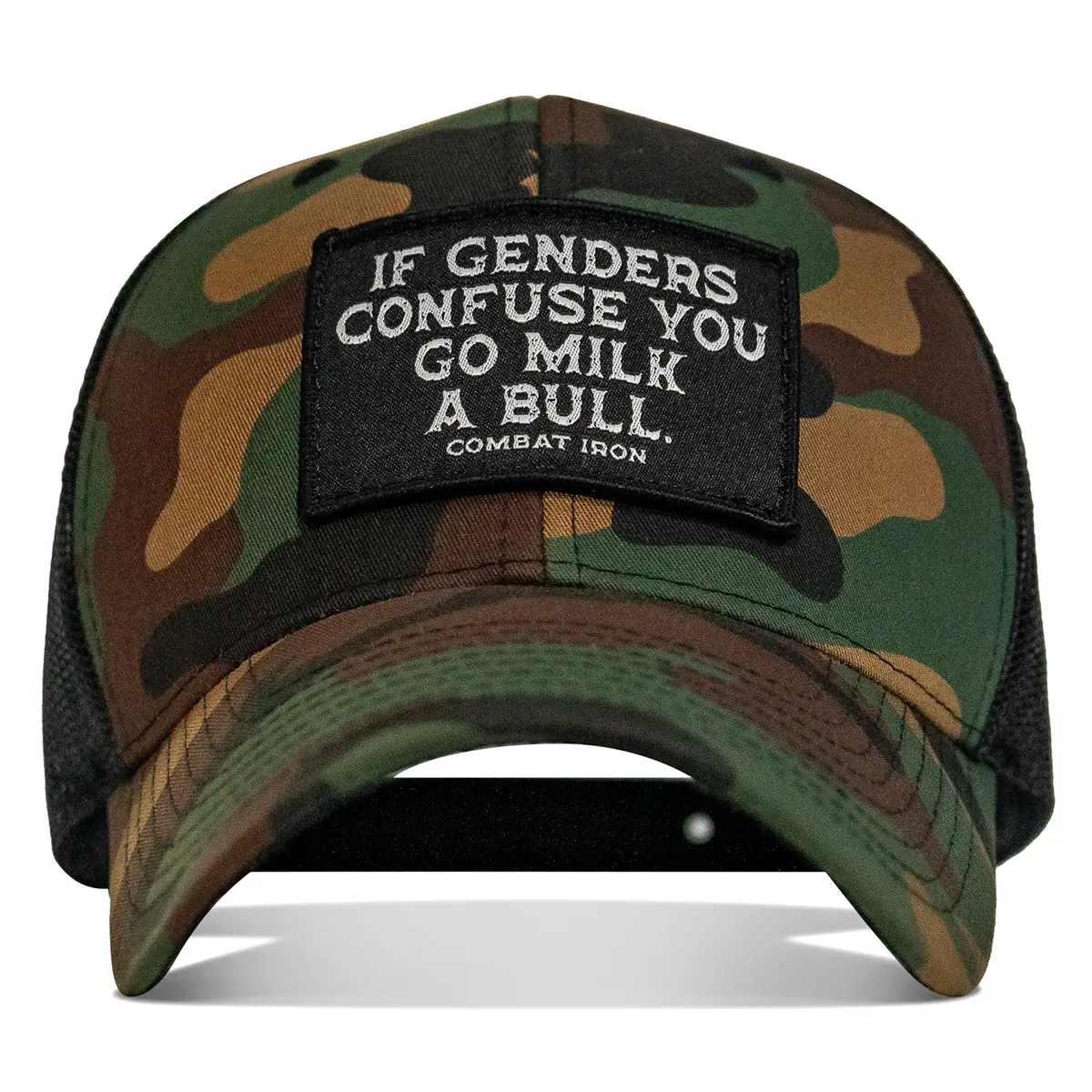 If Genders Confuse You, Go Milk A Bull Patch Snapback Hat 1