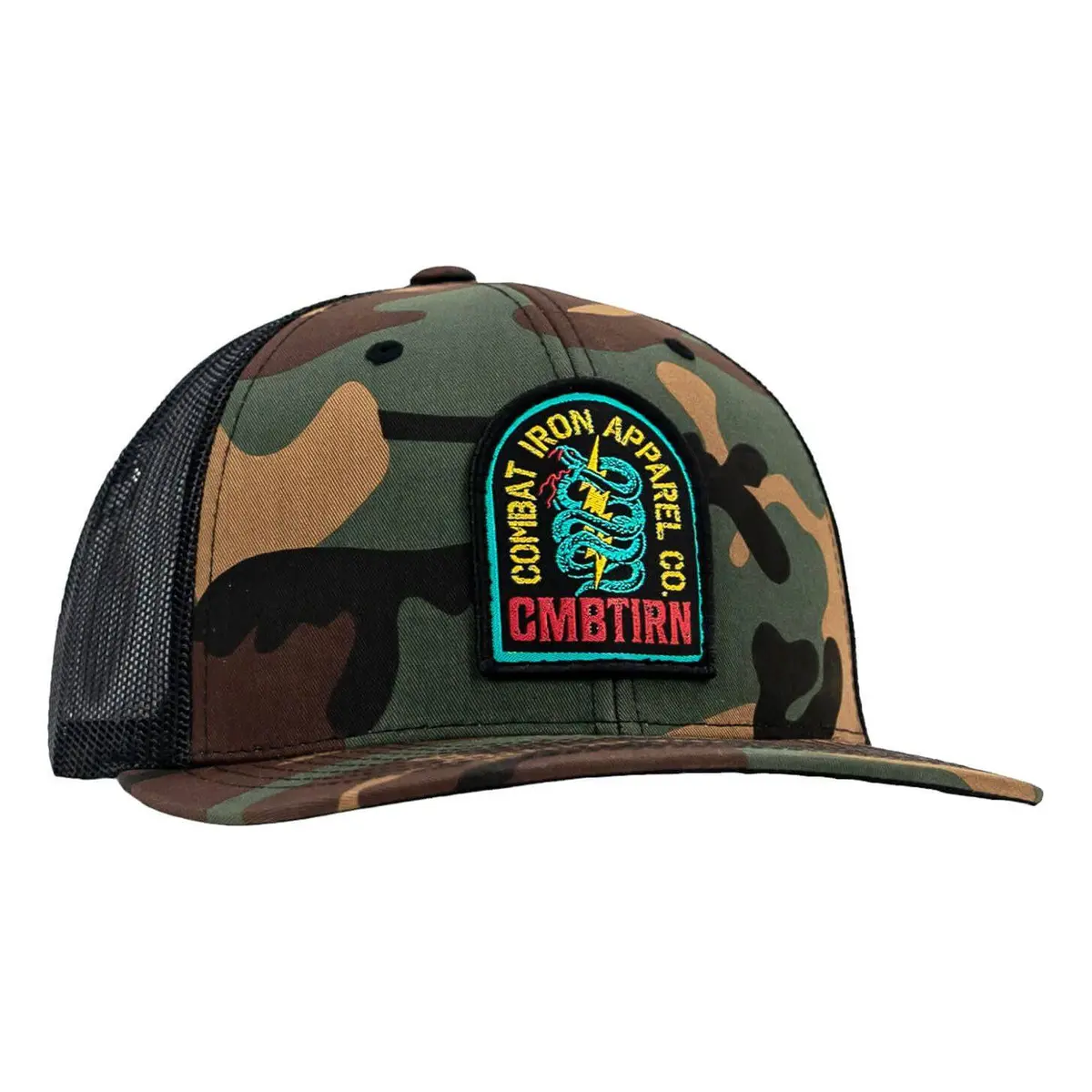 Neon Defender Patch Snapback Hat 4