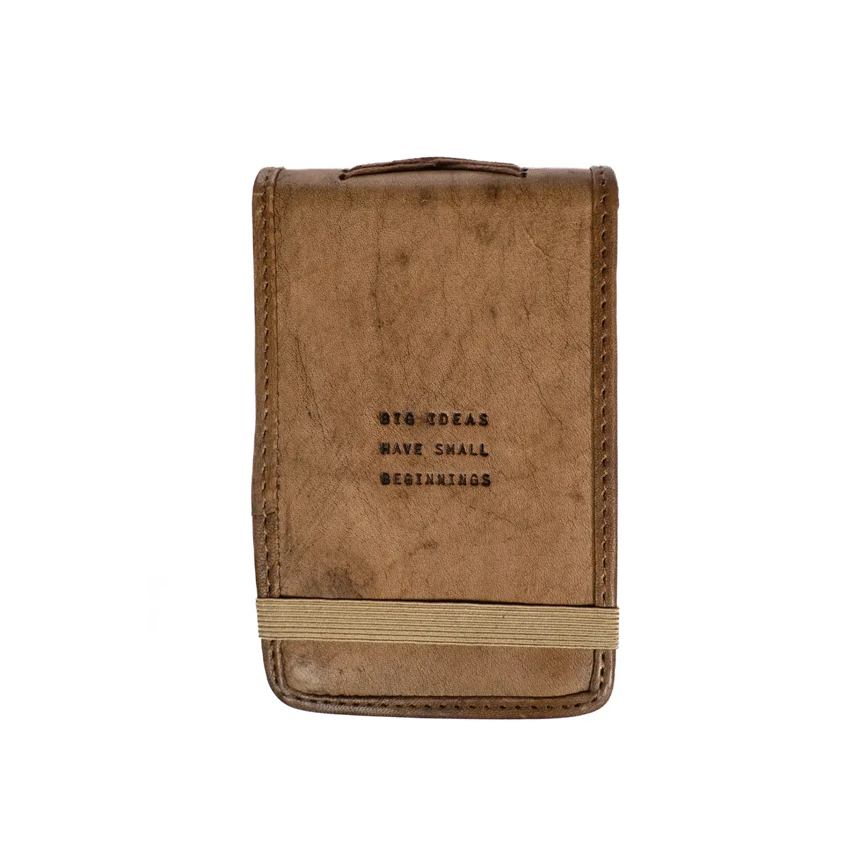 Mini Big Ideas Have Small Beginnings Leather Journal At Bourbon Cowgirl 1