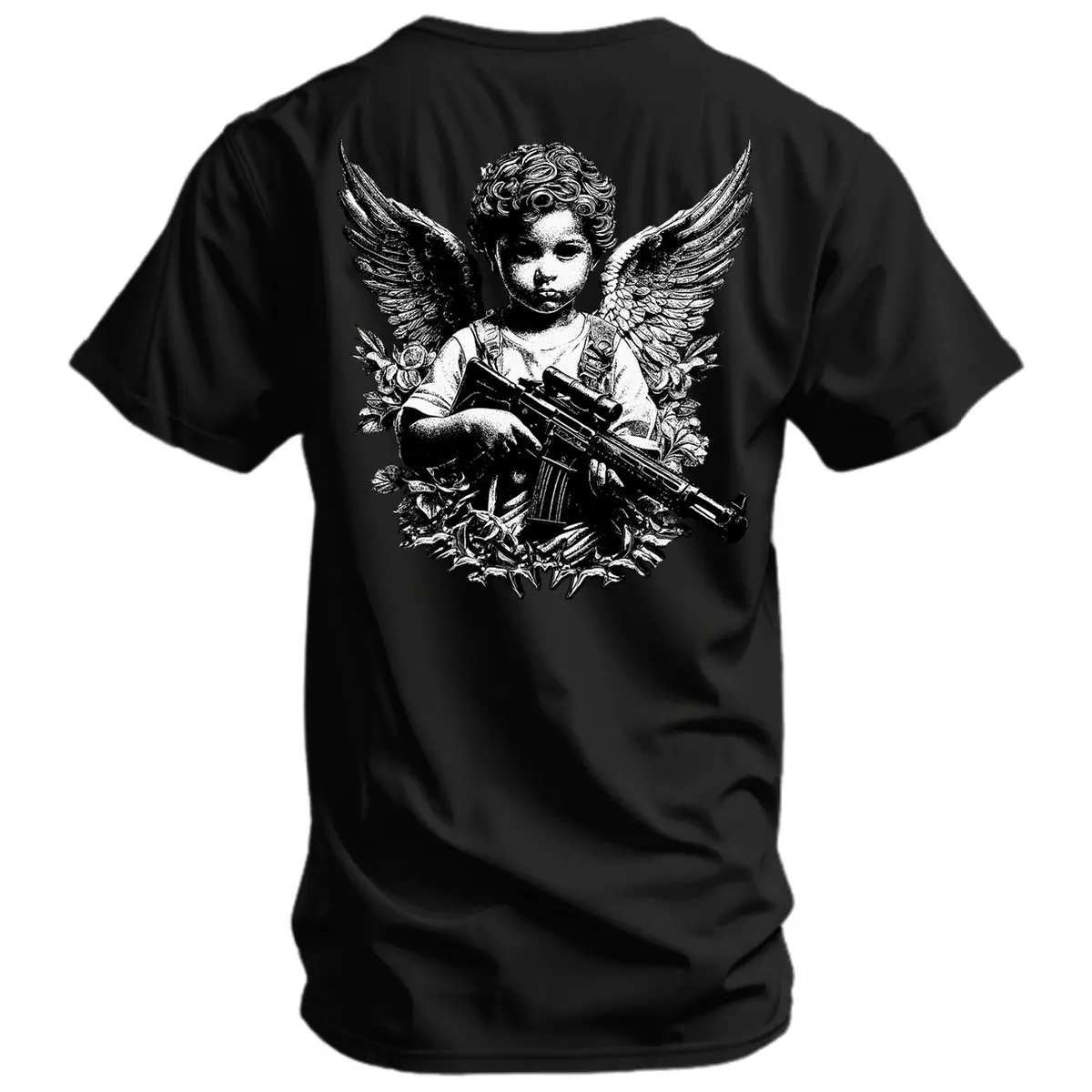 The Armed Guardian Angel Men's T-Shirt 1