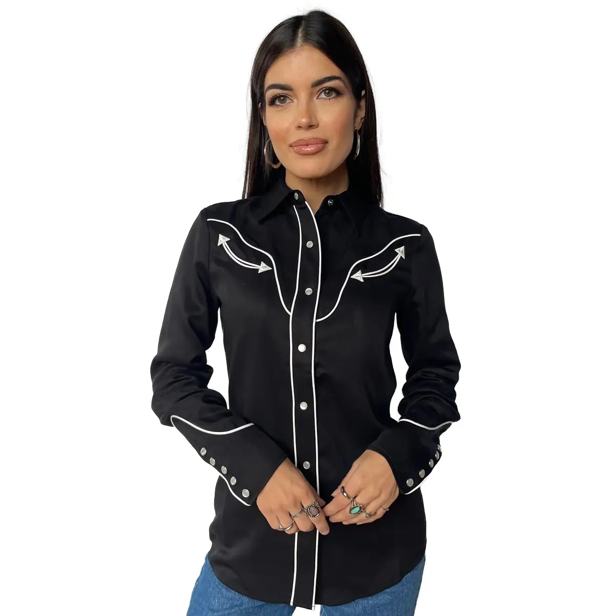 H Bar C San Fernando Women's Shirt Black 1