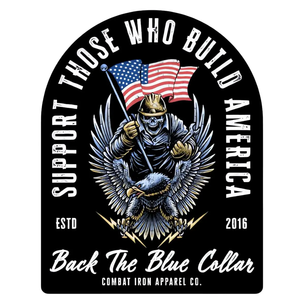 Support Those Who Build America Decal Sticker 1