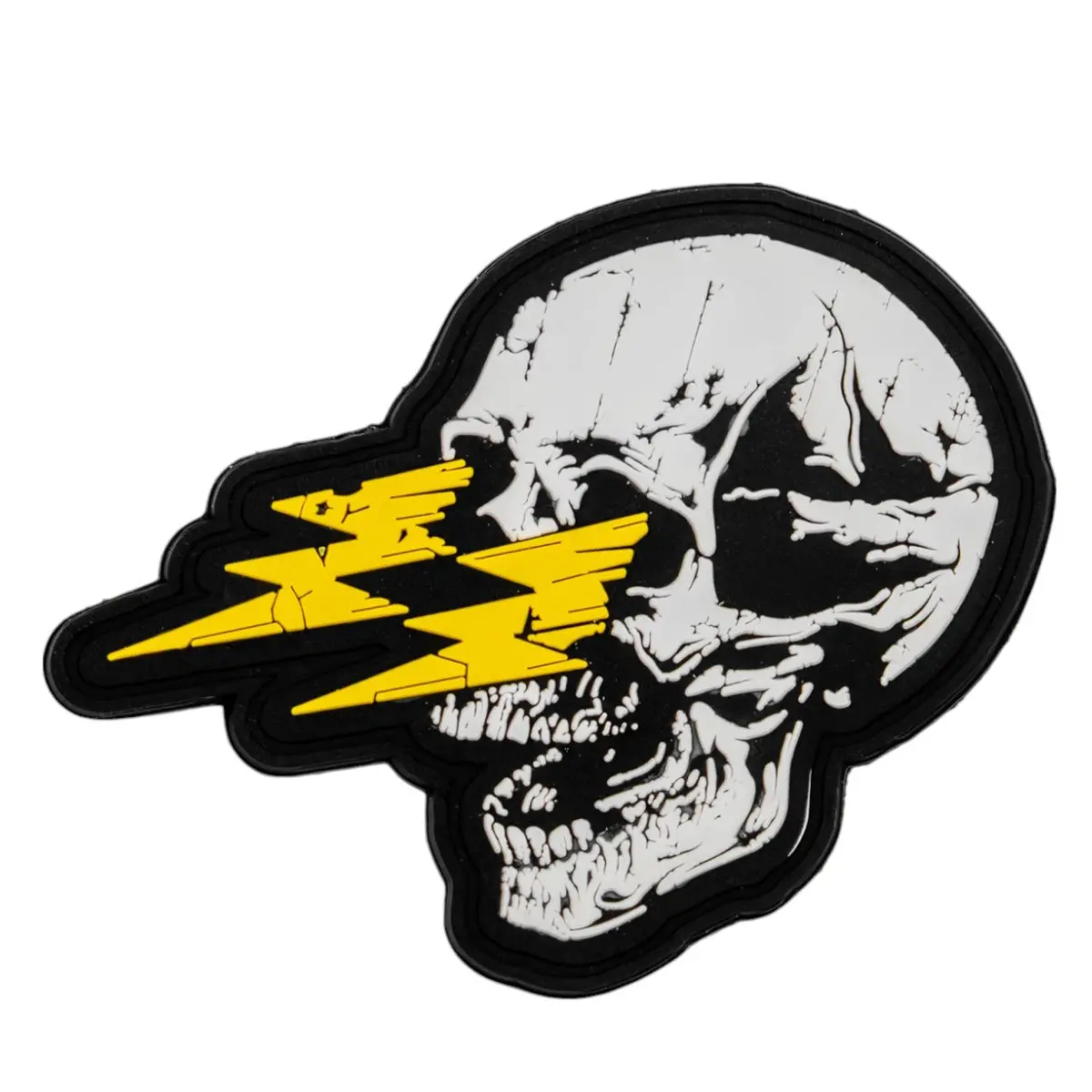 Die With Memories Bolt Skull Pvc Patch 1