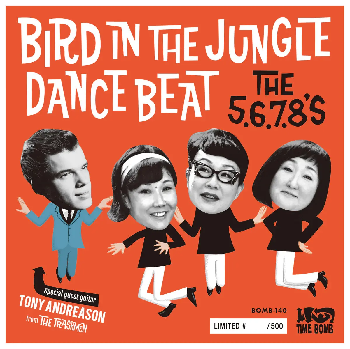 The 5.6.7.8’S - Bird Dance Beat / Bird In The Jungle -7” Single （初回盤） 1