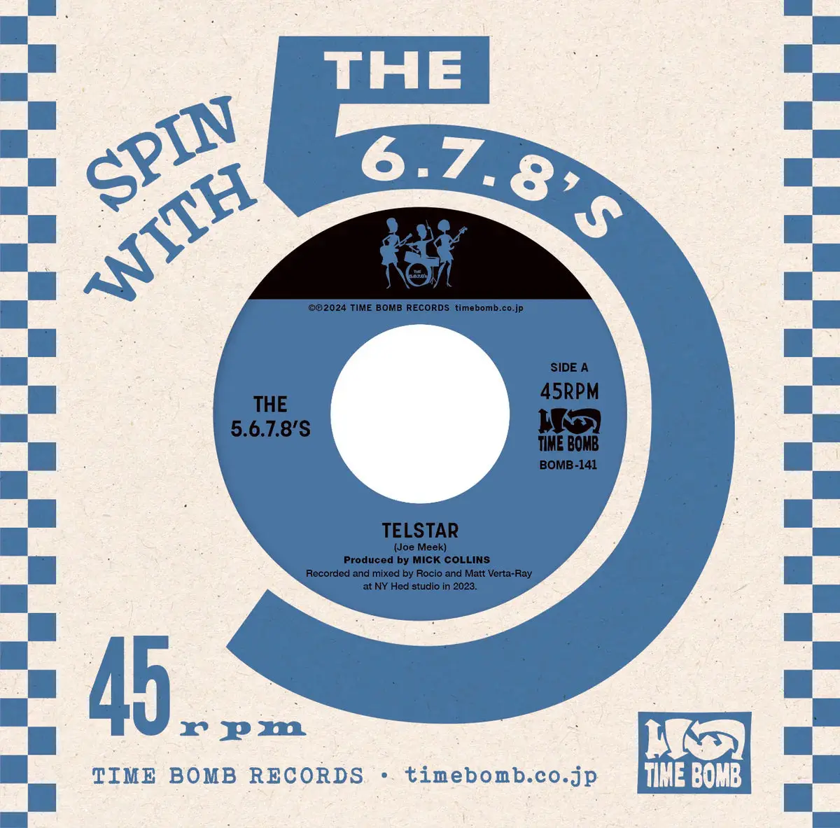 The 5.6.7.8’S- Telstar / Radium Girls-7” Single（初回盤） 1