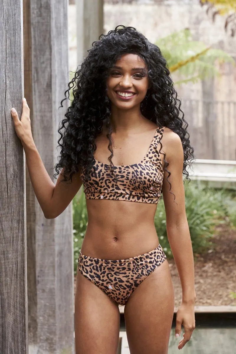 Lunalae Ciara Eco Bottoms - Brown Leopard 1