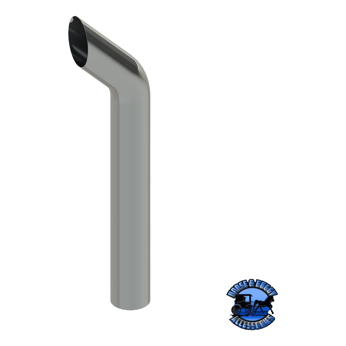 307A-024-1103 7"X24" Bullhorn Exhaust Stack 1