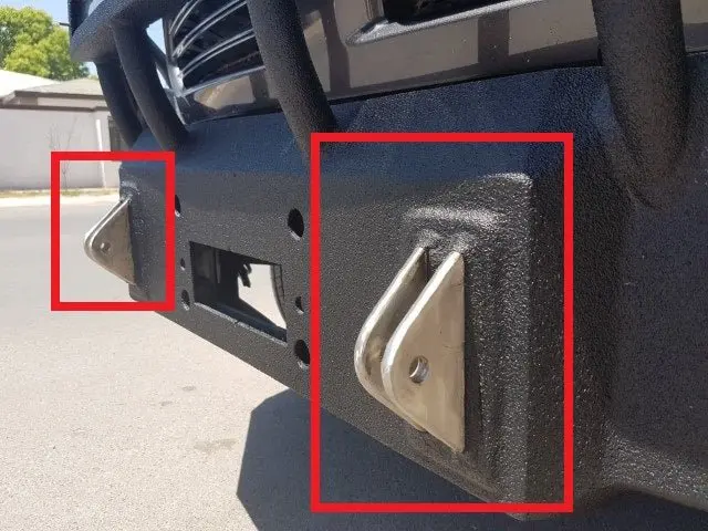 Bumper Add-On: Blue Ox Style Tow D-Rings 1