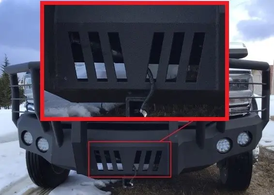 Bumper Add-On: Ecoboost Front Plate Cutout 1
