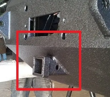 Bumper Add-On: Front Welded Hitch Receiver 1