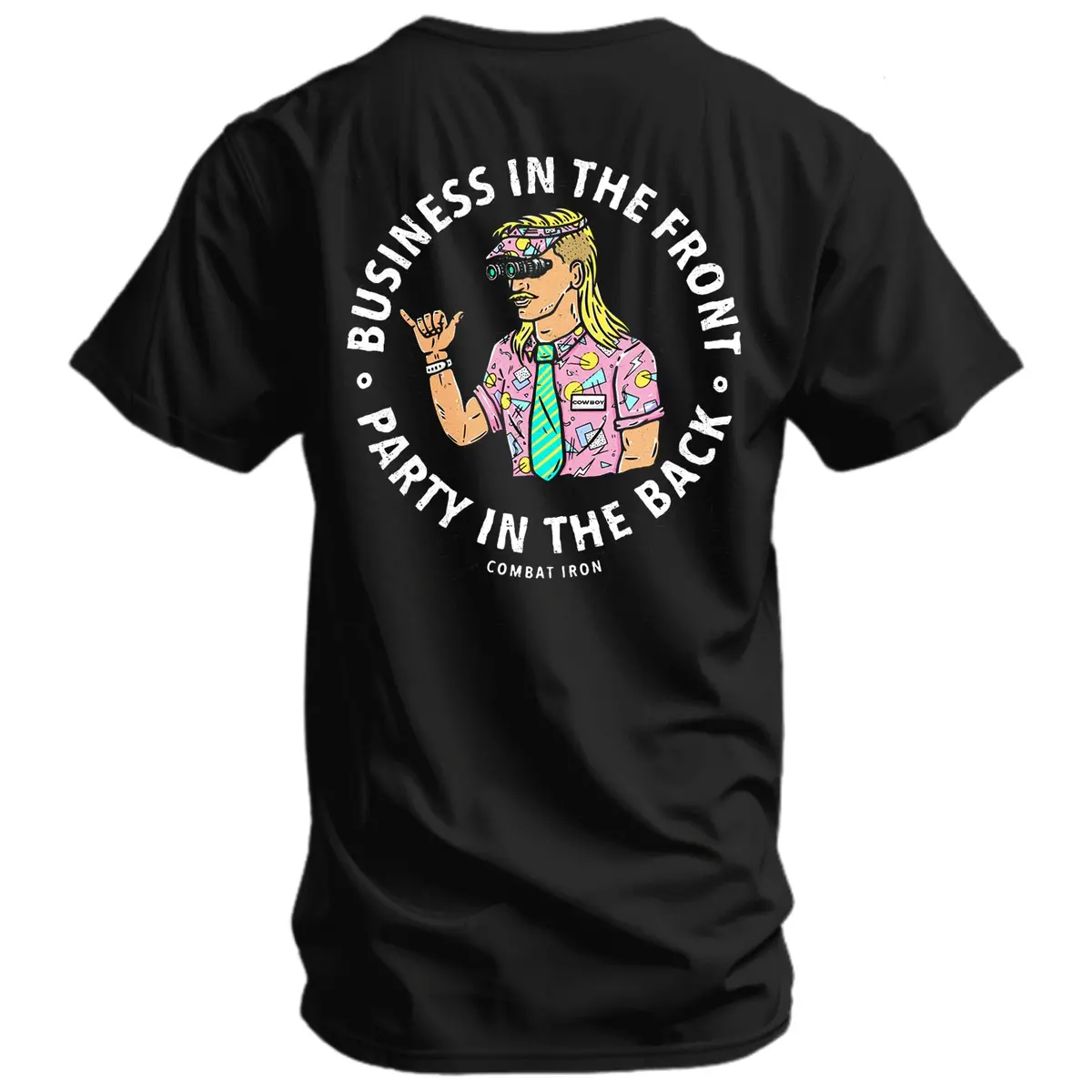 Business In The Front. Party In The Back. Party Men's T-Shirt 1
