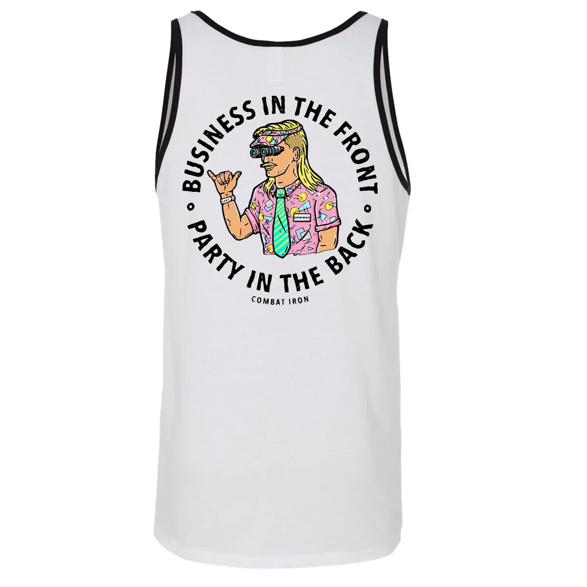 Business In The Front. Party In The Back. Men's Tank 1