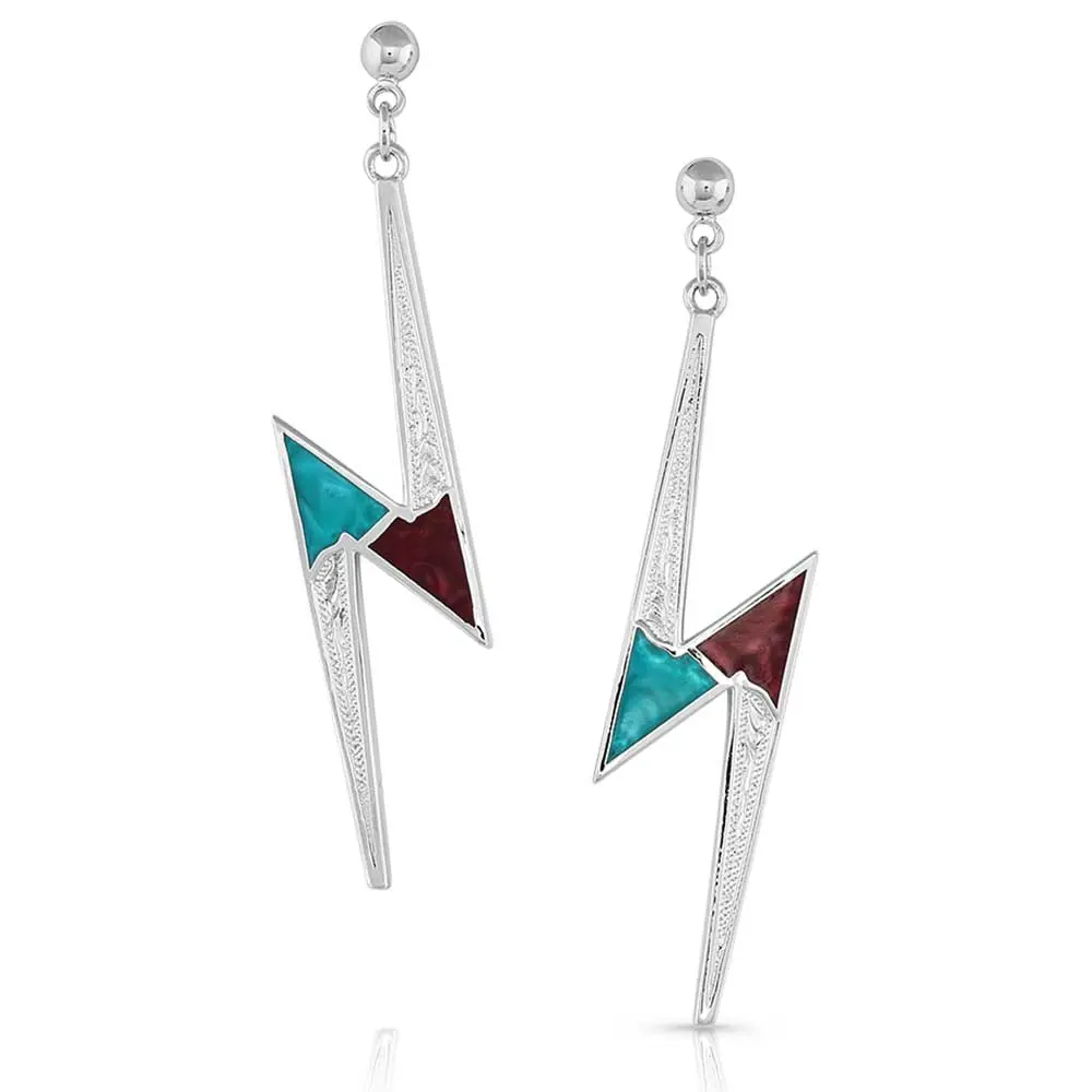 Lightning Bolt Earrings- Montana Silversmiths 1