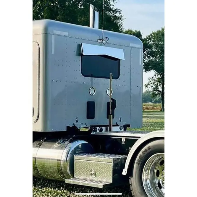 Peterbilt Rear Window 1 Piece (8"X 6") Reverse Bowtie Visor #Nu-10621 1