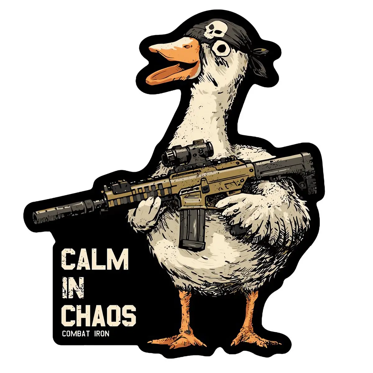 Calm In Chaos Decal 1