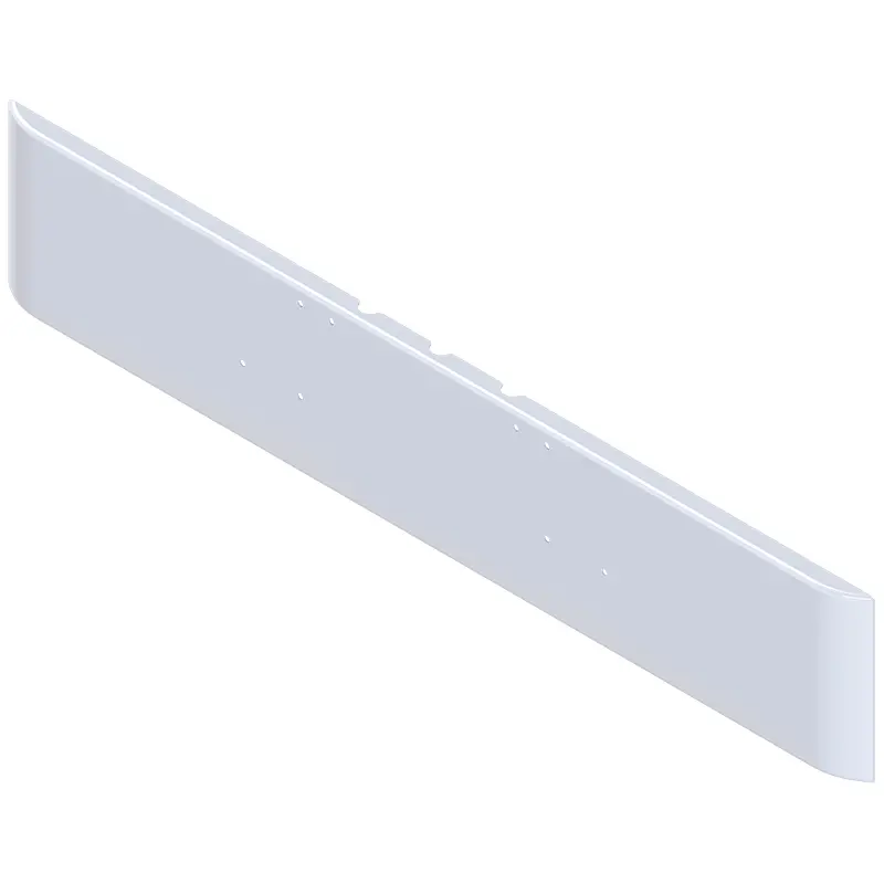 E-Cb-0000-06 18'' Rolled Edge Bumper W/Bolts Holes Only For 92'' Long Freightliner Classic Conv. (84-99) 1