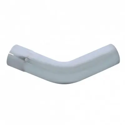 #Ce452-5-1212 Chrome 45 Degree Exhaust Expanded Elbow, 5" I.D. To 5" O.D. - 12" X 12" 1