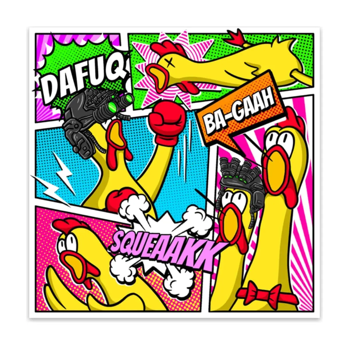 Tactical Squeaky Chicken Decal 1