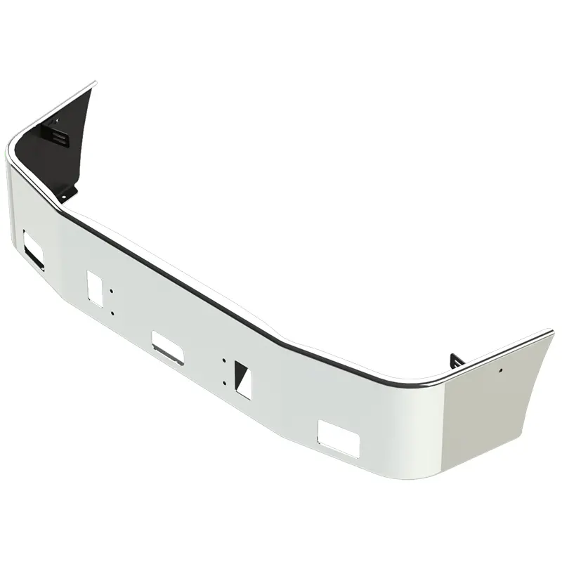 E-Cl-2210-16 16' Freightliner Conventional Bumper W/Set Back Axle (1996-2004) Century Class W/Bolt; Tow & Step Holes 1