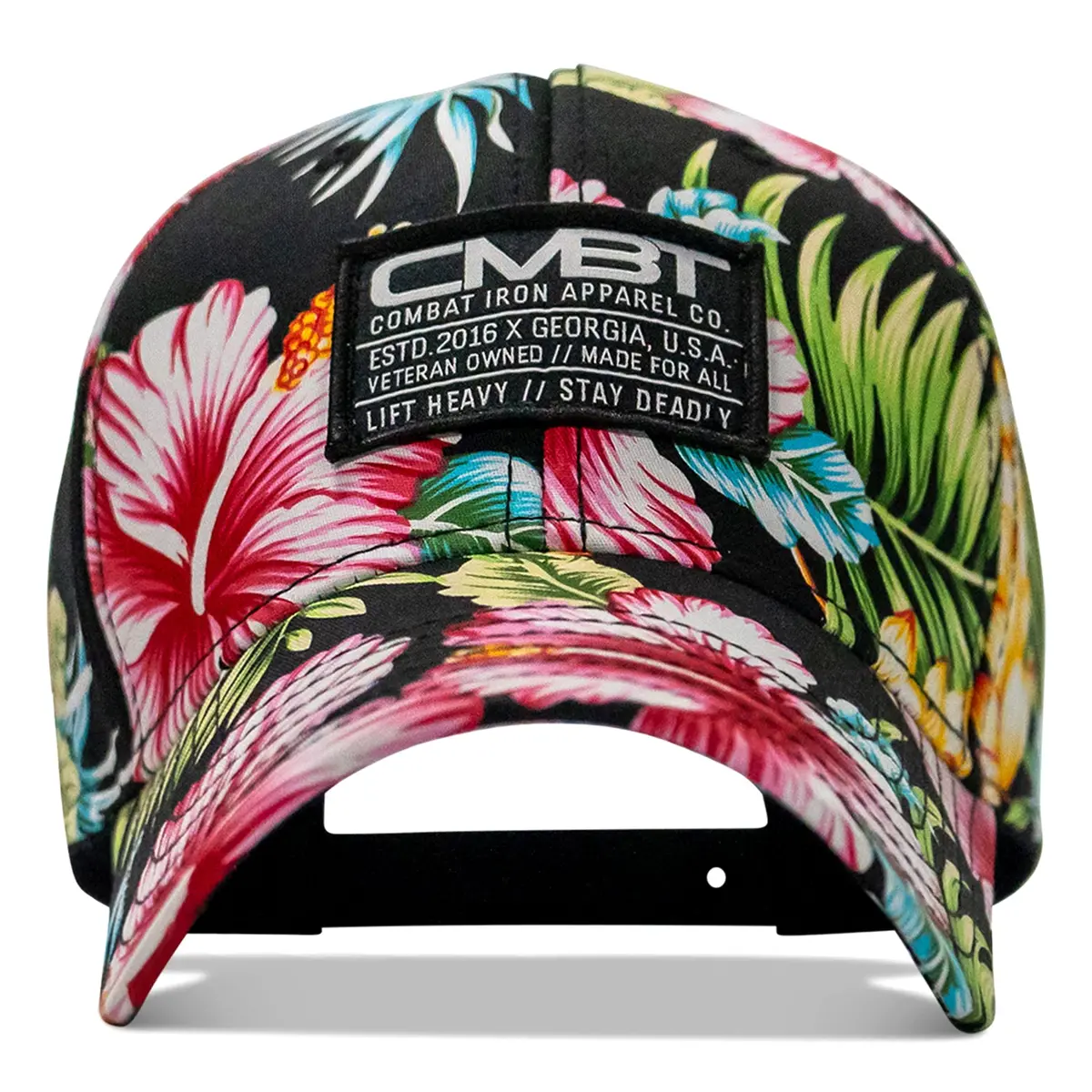 Branded Cmbt Labeled Mid-Profile Snapback Hat 1