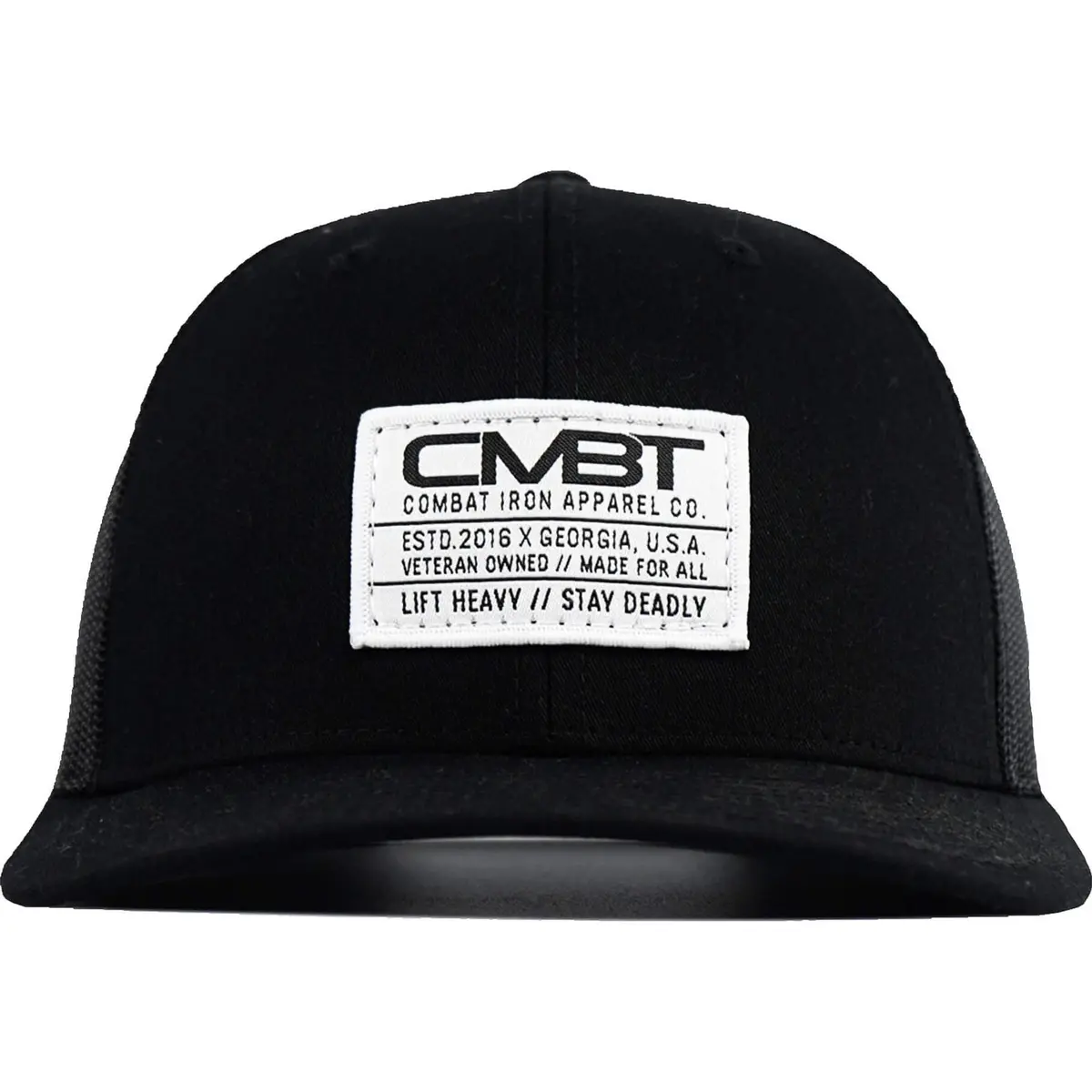 Branded Cmbt White Labeled Snapback Hat 2