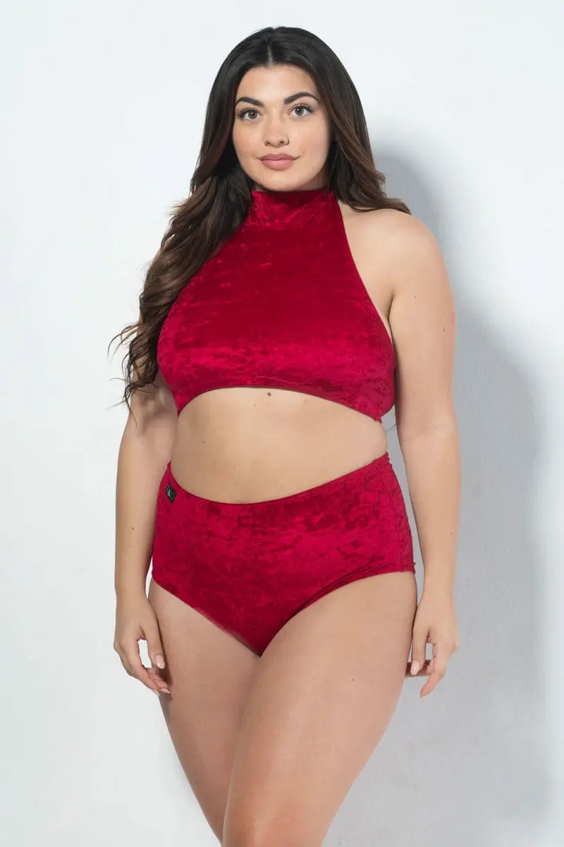 Rad Eve Shorts - Velvet Red 1