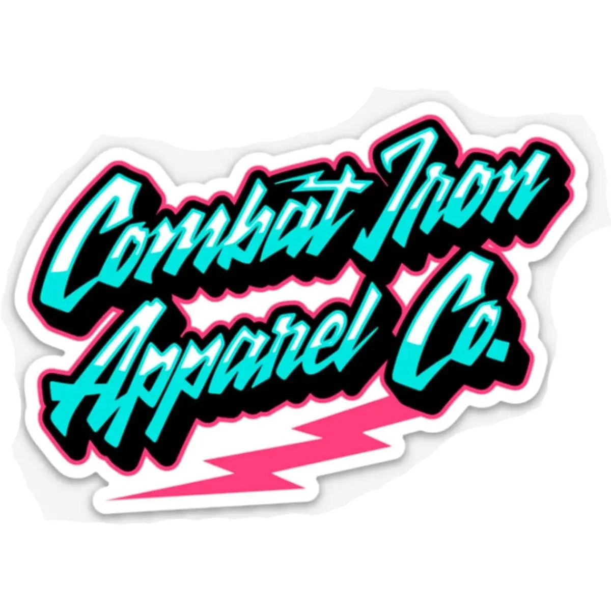 Retro Branded Combat Iron Decal 1