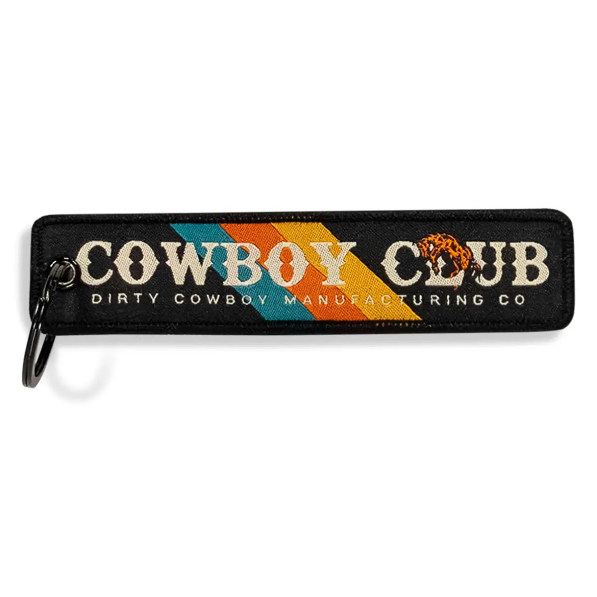 Cowboy Club Flight Tag Keychain 1