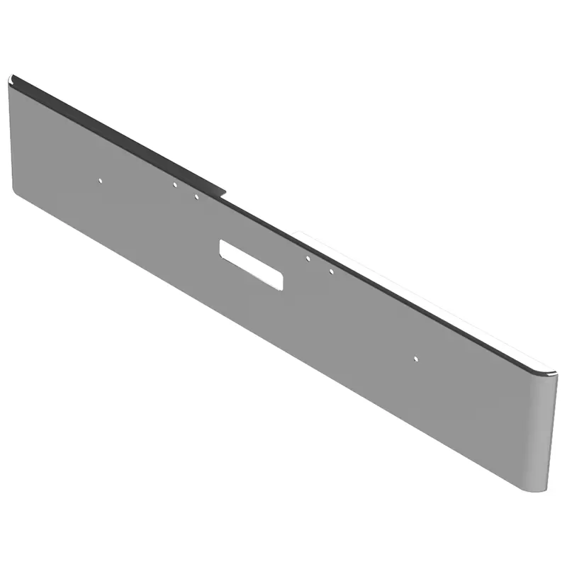 E-Cv-0010-06 18'' Freightliner Classic Xl Rolled Bumper W/ Bolt & Tow Holes (2002-2007) 1