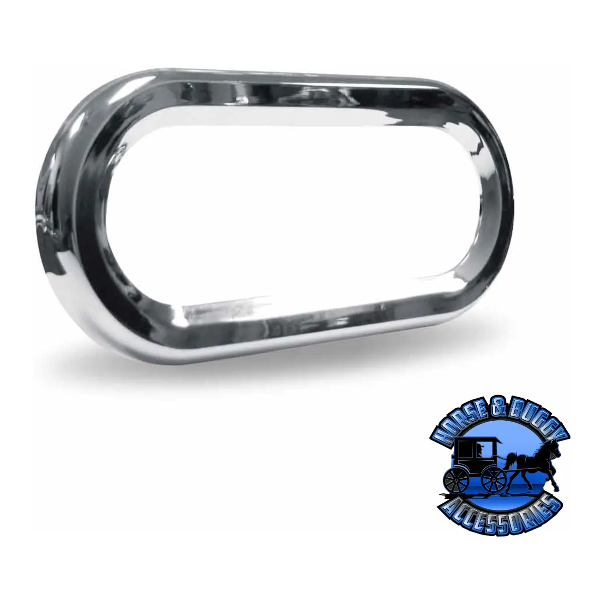 Tbez-Obch4 Lock On Oval Bezel – Chrome Abs Plastic 1