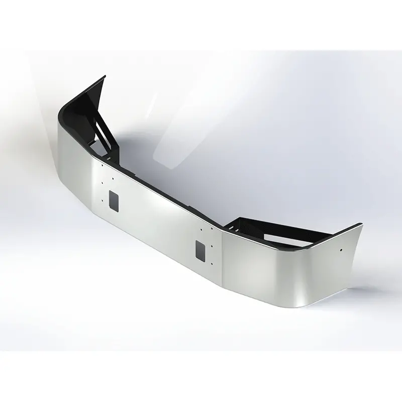 E-Cw-0010-17 18'' Freightliner Bumper W/Tow & Bolt Holes; Set Back Axle (05-07 Century Class / 04-07 Columbia 1