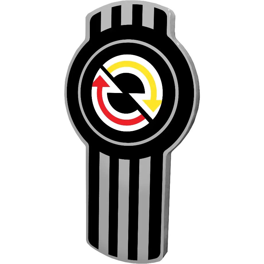 Kw/Detroit Emblem Chrome/Black (190) 1