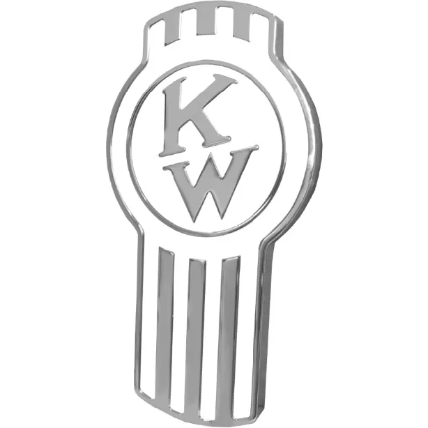 Kenworth Emblem Engraved Old Style White 108 1