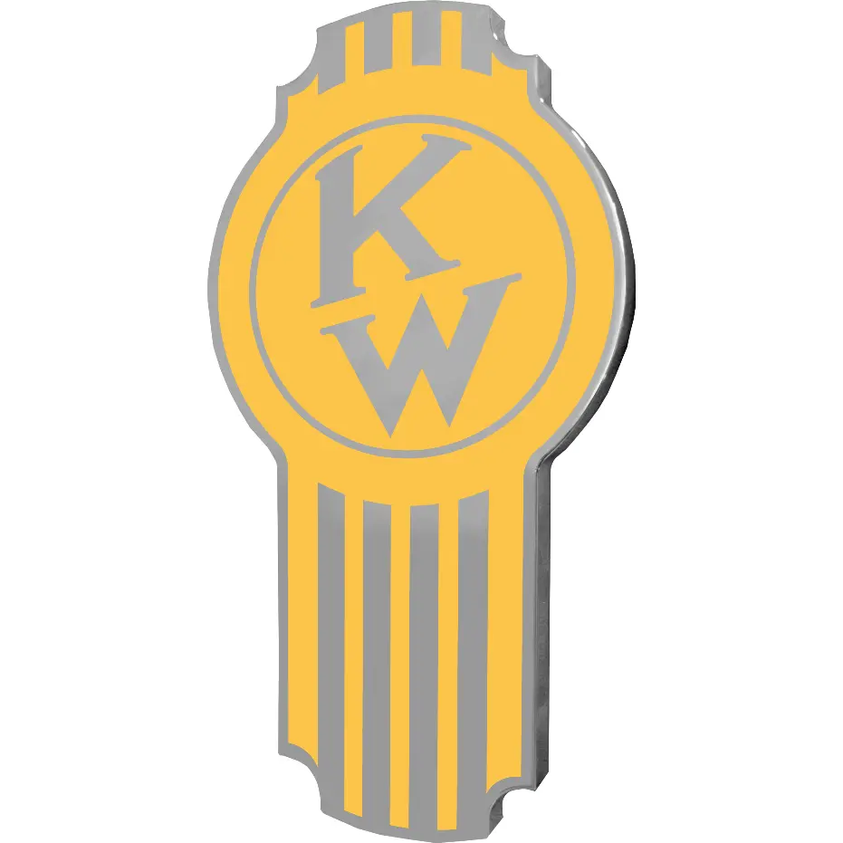 Kenworth Emblem Old Style Yellow 220 1