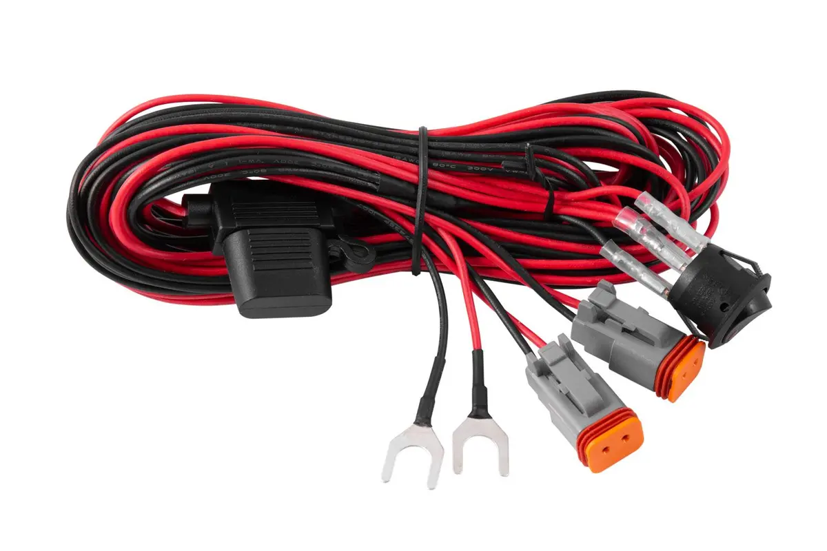 Diode Dynamics - Light Duty Dual Output 2-Pin Wiring Harness (Stage Series W/O Backlight) 1
