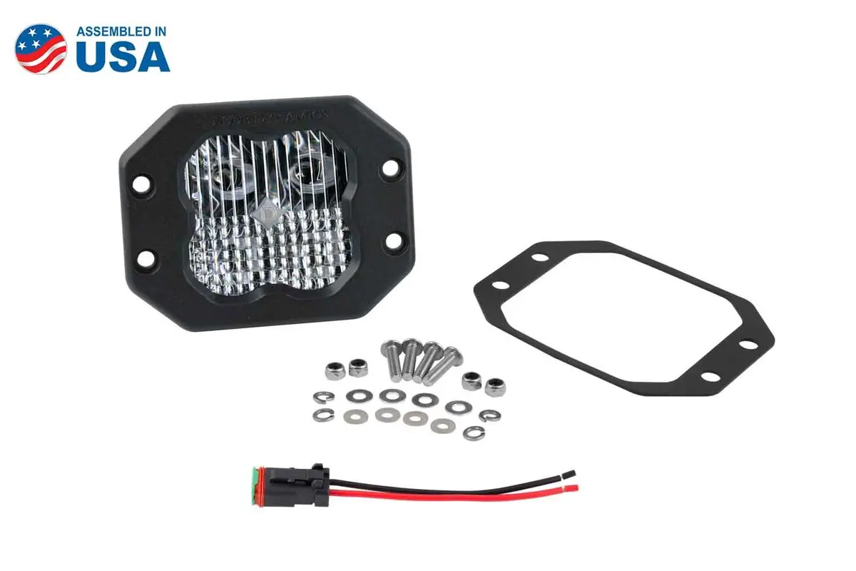 Diode Dynamics - Stage Series 3" Sae/Dot White Flush Led Pod (Single) 1