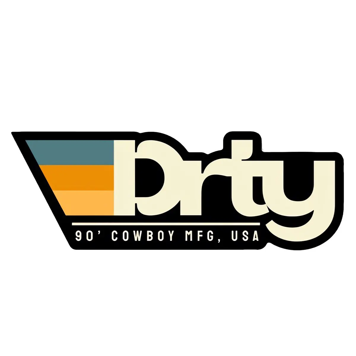 Original Drty Branded Decal Sticker 1