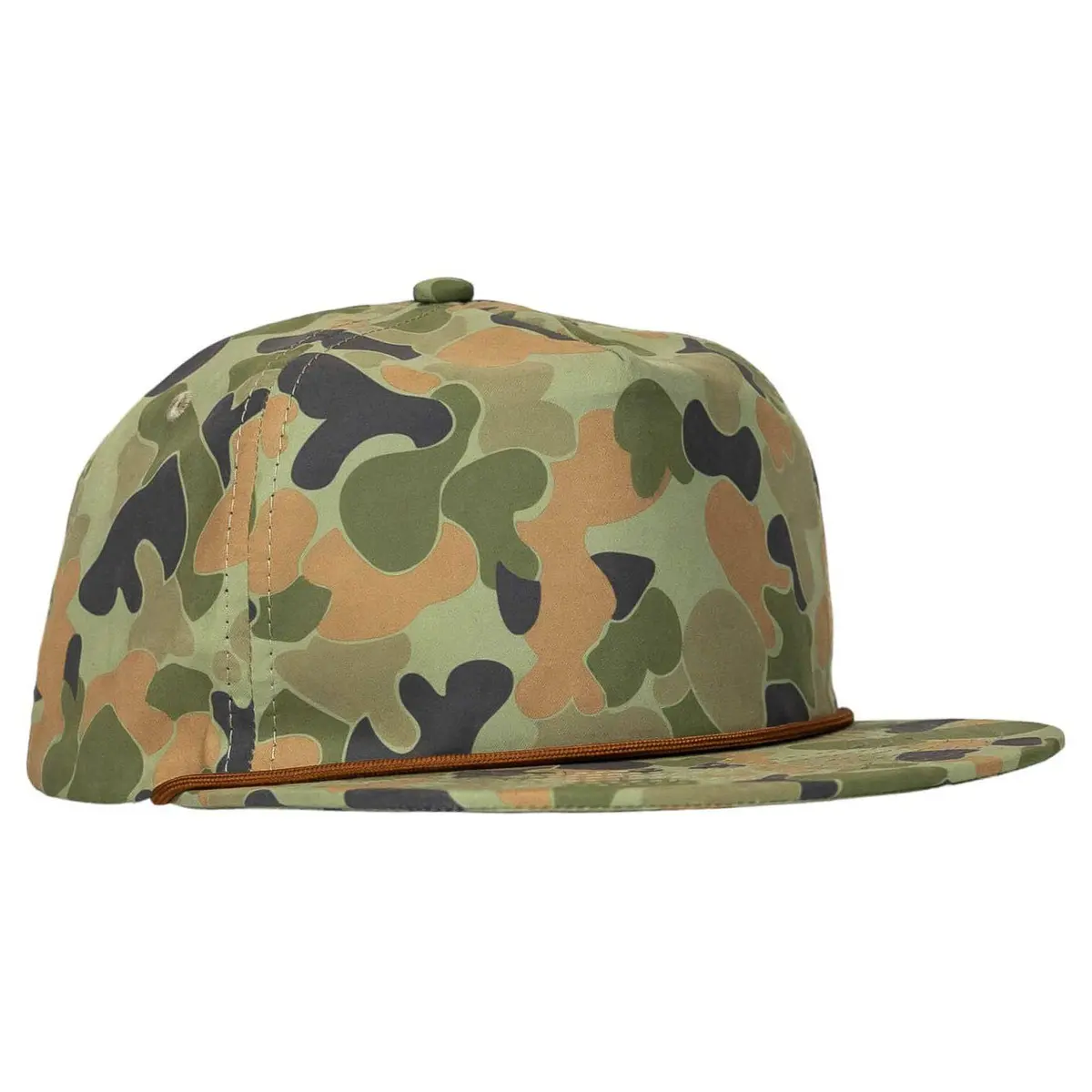 Crushable Rope Snapback Hat | Duck Camo 1