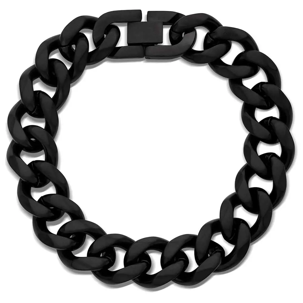 Midnight Cuban Link Bracelet For Men - Montana Silversmiths 1