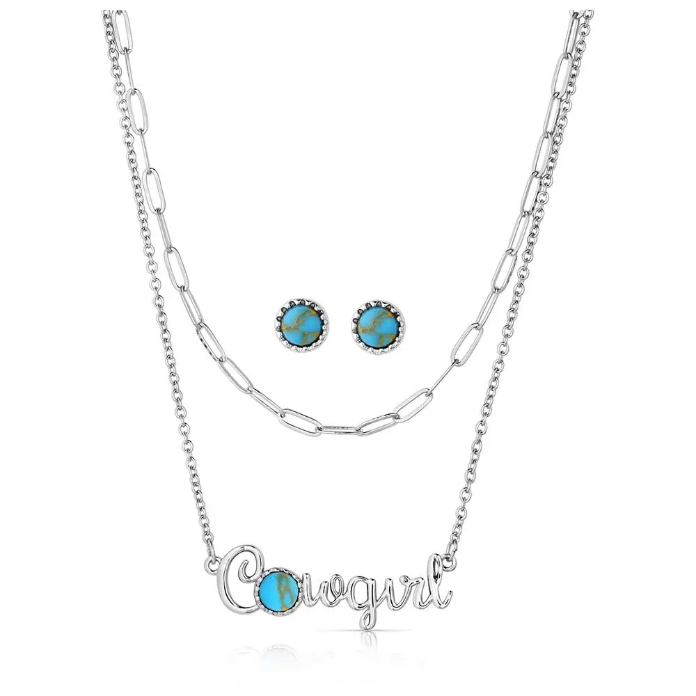 Cowgirl's Essentials Jewelry Set By Montana Silversmiths 1