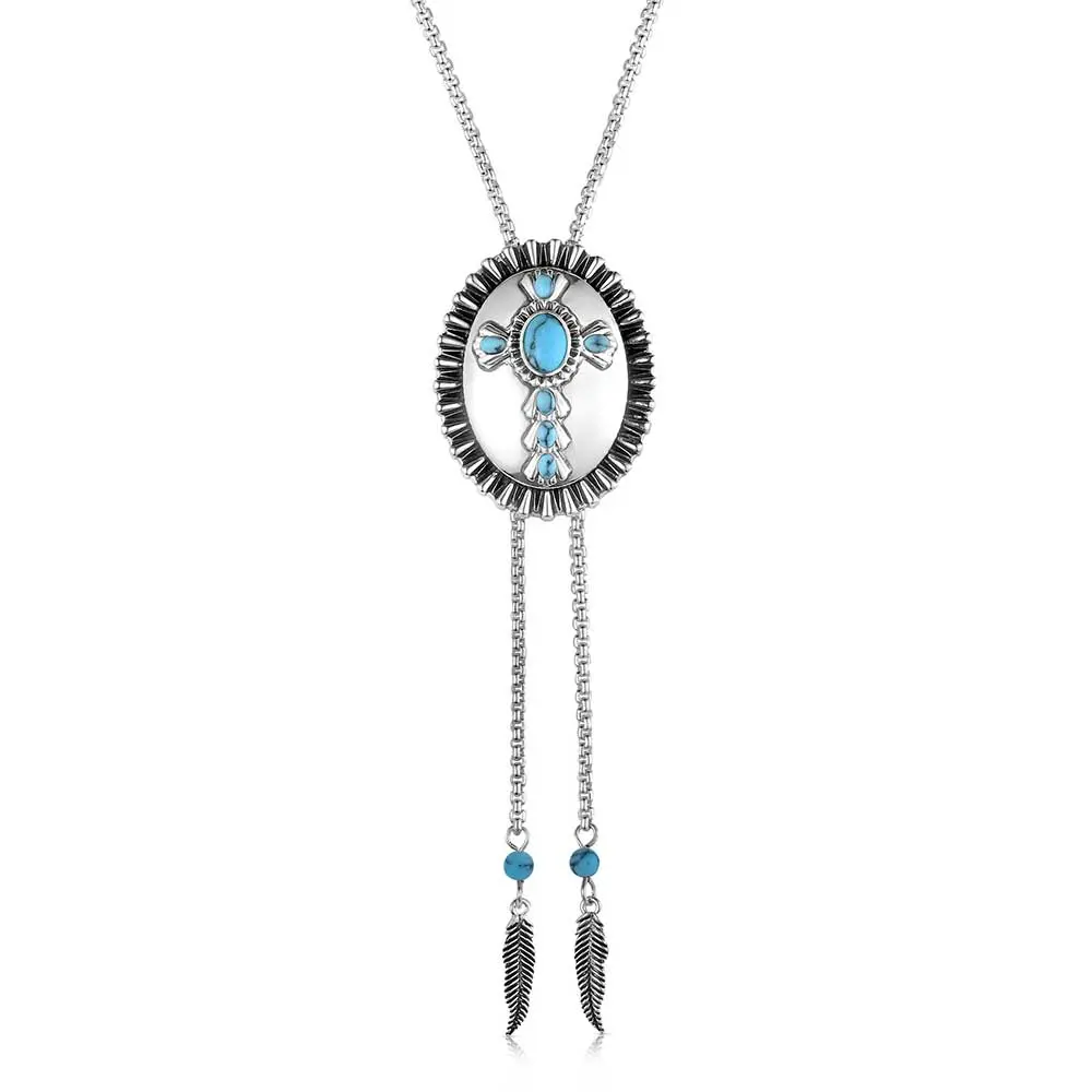 Unbroken Faith Bolo Necklace By Montana Silversmiths 1