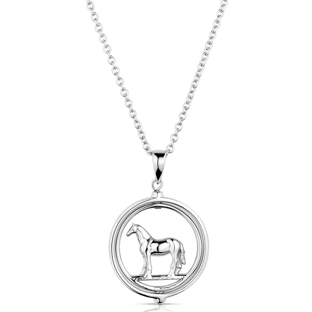 Horses Of The World Necklace- Montana Silversmiths 1